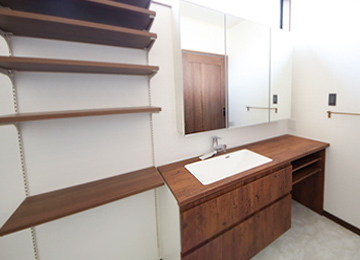 施工事例 洗面1